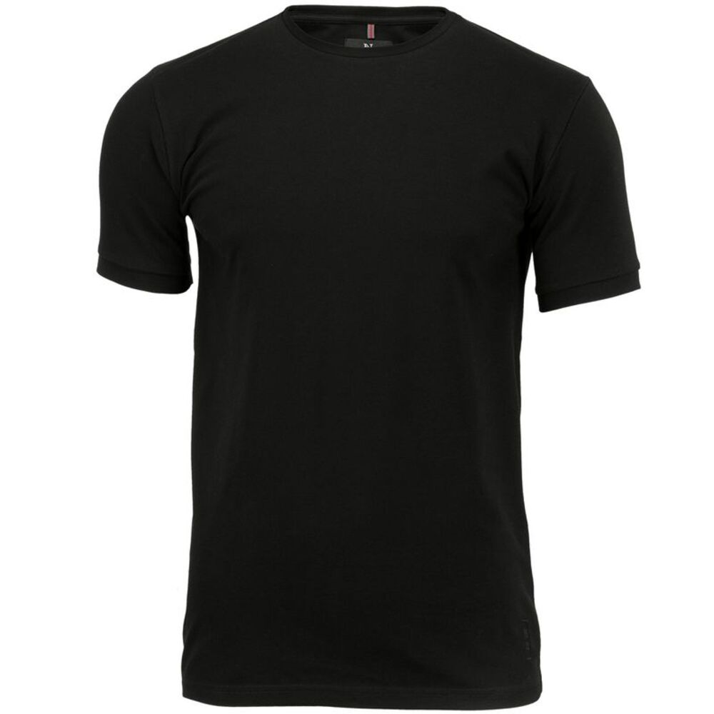 Nimbus Mens Danbury Pique Short Sleeve T-Shirt / Black